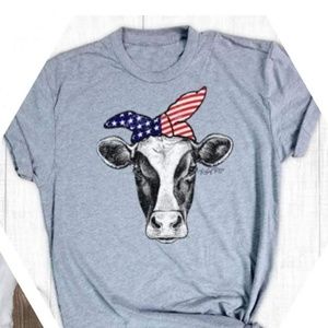 American Cow Tee NWOT